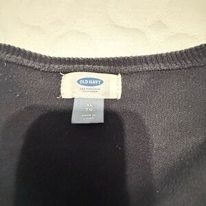 Old Navy Charcoal Knit Top